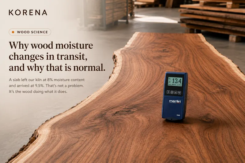Why Wood Moisture Changes in Transit, and Why That Is Normal
